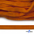 Шнур плетеный (плоский) d-12 мм, (уп.90+/-1м), 100% полиэстер, цв.267 - оранжевый - купить в Астрахани. Цена: 8.62 руб.