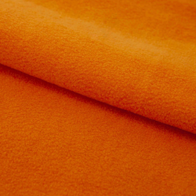 Флис DTY 16-1358, 250 г/м2, шир. 150 см, цвет оранжевый - купить в Астрахани. Цена 640.46 руб.