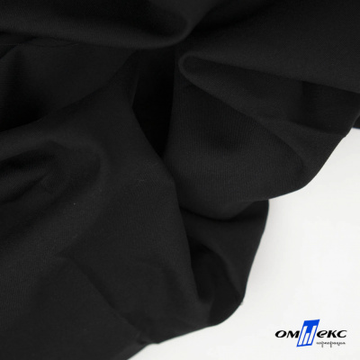 Ткань костюмная "Матте" 80% P, 16% R, 4% S, 170 г/м2, шир.150 см, цв-черный #1 - купить в Астрахани. Цена 372.90 руб.