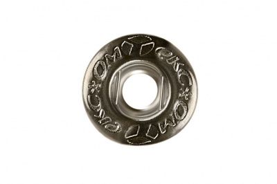 Кнопка металлическая "Альфа" с пружиной, 15 мм (уп. 720+/-20 шт), цвет никель - купить в Астрахани. Цена: 1 466.73 руб.