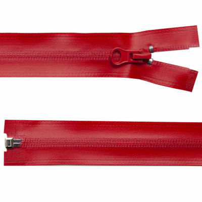 Молния водонепроницаемая PVC Т-7, 60 см, разъемная, цвет (820) красный - купить в Астрахани. Цена: 49.39 руб.