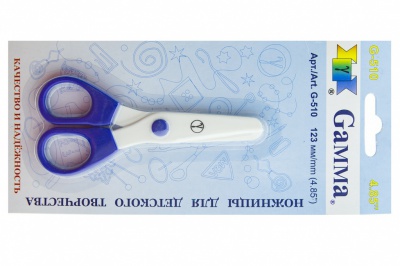 Ножницы G-510 детские 123 мм - купить в Астрахани. Цена: 137.45 руб.
