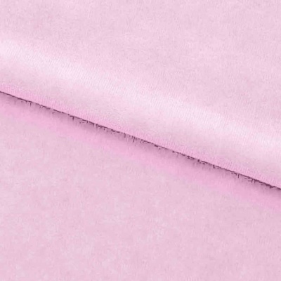 Велюр JS LIGHT 1, 220 гр/м2, шир.150 см, (3,3 м/кг), цвет бл.розовый - купить в Астрахани. Цена 1 055.34 руб.