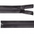 Молния водонепроницаемая PVC Т-7, 60 см, разъемная, цвет (301) т.серый - купить в Астрахани. Цена: 49.39 руб.
