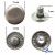 Кнопка металлическая "Альфа" с пружиной, 15 мм (уп. 720+/-20 шт), цвет никель - купить в Астрахани. Цена: 1 466.73 руб.