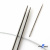 Спицы для вязания металлические d-2.5 мм круговые на тросике 53 см - купить в Астрахани. Цена: 53.90 руб.