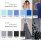 Креп стрейч Амузен 14-4122, 85 гр/м2, шир.150см, цвет голубой - купить в Астрахани. Цена 148.37 руб.