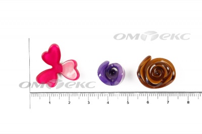 Украшение "Розы малые №1" 20мм - купить в Астрахани. Цена: 32.49 руб.