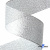Лента металлизированная "ОмТекс", 50 мм/уп.22,8+/-0,5м, цв.- серебро - купить в Астрахани. Цена: 149.71 руб.