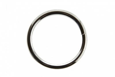 Кольцо металлическое d-3 х 32 мм, цв.-никель - купить в Астрахани. Цена: 3.92 руб.