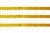 Пайетки "ОмТекс" на нитях, CREAM, 6 мм С / упак.73+/-1м, цв. 92 - золото - купить в Астрахани. Цена: 484.77 руб.