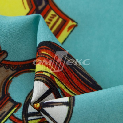 Плательная ткань "Фламенко" 16.2, 80 гр/м2, шир.150 см, принт этнический - купить в Астрахани. Цена 241.49 руб.