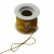 Шнур эластичный для творчества, на бобине (уп.30 м), цв. - золото  - купить в Астрахани. Цена: 67.37 руб.