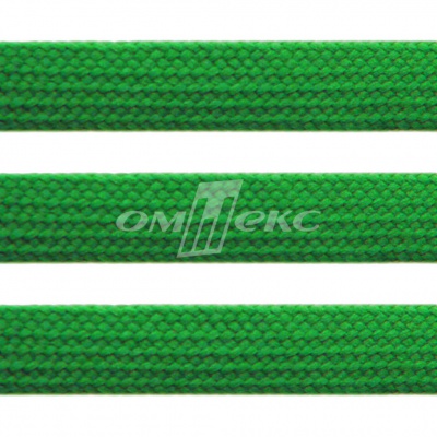 Шнур 15мм плоский (100+/-1м) №16 зеленый - купить в Астрахани. Цена: 10.21 руб.