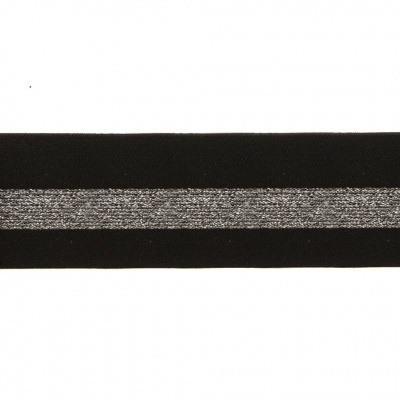 #2/6-Лента эластичная вязаная с рисунком шир.52 мм (45,7+/-0,5 м/бобина) - купить в Астрахани. Цена: 69.33 руб.