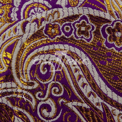 Ткань костюмная жаккард №9, 140 гр/м2, шир.150см, цвет фиолет - купить в Астрахани. Цена 387.20 руб.