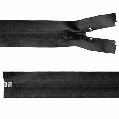 Молния водонепроницаемая PVC Т-7, 100 см, разъемная, цвет чёрный - купить в Астрахани. Цена: 61.89 руб.