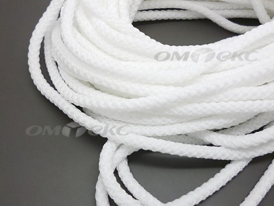 Шнур 1с35 4 мм крупное плетение 200 м белый - купить в Астрахани. Цена: 1.10 руб.