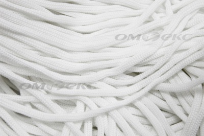 Шнур Т-02 (4с2) мелкое плетение 4мм 100 м белый - купить в Астрахани. Цена: 2.50 руб.