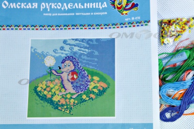 ОМБН-2 Набор для вышивания (бисер+мулине) - купить в Астрахани. Цена: 197.50 руб.