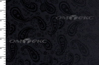 Ткань подкладочная жаккард Р14098, чёрный, 85 г/м2, шир. 150 см, 230T - купить в Астрахани. Цена 166.45 руб.