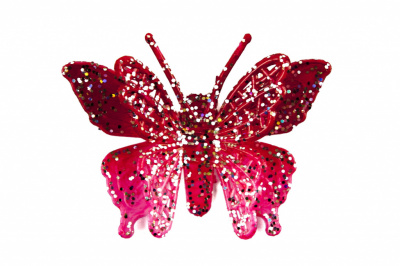 Бабочка декоративная пластиковая #10 - купить в Астрахани. Цена: 7.09 руб.