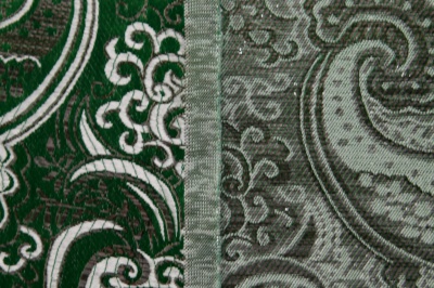 Ткань костюмная жаккард, 135 гр/м2, шир.150см, цвет зелёный№4 - купить в Астрахани. Цена 441.94 руб.