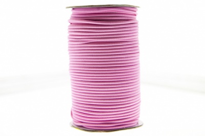 0370-1301-Шнур эластичный 3 мм, (уп.100+/-1м), цв.141- розовый - купить в Астрахани. Цена: 459.62 руб.