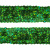 Тесьма с пайетками D4, шир. 20 мм/уп. 25+/-1 м, цвет зелёный - купить в Астрахани. Цена: 778.19 руб.