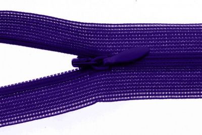 Молния потайная Т3 866, 50 см, капрон, цвет фиолетовый - купить в Астрахани. Цена: 8.62 руб.