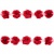Тесьма плетеная "Рюш", упак. 9,14 м, цвет красный - купить в Астрахани. Цена: 46.82 руб.