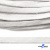 Шнур плетеный d-8 мм плоский, 70% хлопок 30% полиэстер, уп.85+/-1 м, цв.1018-белый - купить в Астрахани. Цена: 735 руб.