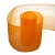 Лента капроновая "Гофре", шир. 110 мм/уп. 50 м, цвет оранжевый - купить в Астрахани. Цена: 26.93 руб.