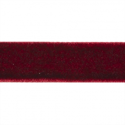 Лента бархатная нейлон, шир.12 мм, (упак. 45,7м), цв.240-бордо - купить в Астрахани. Цена: 392 руб.