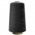 Швейные нитки (армированные) 28S/2, нам. 2 500 м, цвет чёрный - купить в Астрахани. Цена: 139.91 руб.