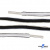 Шнурки #4-27, круглые 130 см, двухцветные (черно/белый) - купить в Астрахани. Цена: 47.04 руб.
