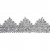 Тесьма металлизированная 0384-0240, шир. 40 мм/уп. 25+/-1 м, цвет серебро - купить в Астрахани. Цена: 490.74 руб.