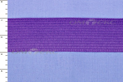 Окантовочная тесьма №0225, шир. 22 мм (в упак. 100 м), цвет фиолет - купить в Астрахани. Цена: 271.60 руб.