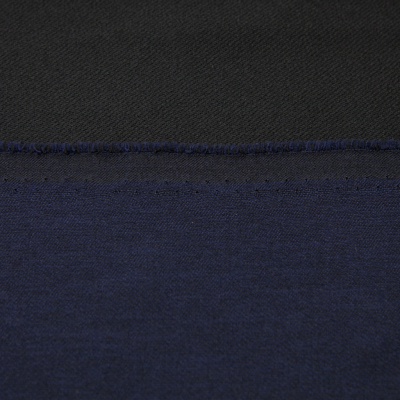 Ткань костюмная 26150 2009, 214 гр/м2, шир.150см, цвет т.синий - купить в Астрахани. Цена 358.58 руб.