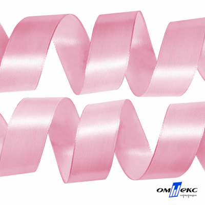050-нежно-розовый Лента атласная упаковочная (В) 85+/-5гр/м2, шир.50 мм (1/2), 25+/-1 м - купить в Астрахани. Цена: 120.46 руб.