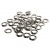 Люверсы, металлические/14мм/никель (упак.1000 шт) - купить в Астрахани. Цена: 1 058.40 руб.