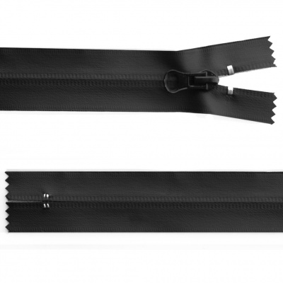 Молния водонепроницаемая PVC Т-7, 20 см, неразъемная, цвет чёрный - купить в Астрахани. Цена: 21.56 руб.