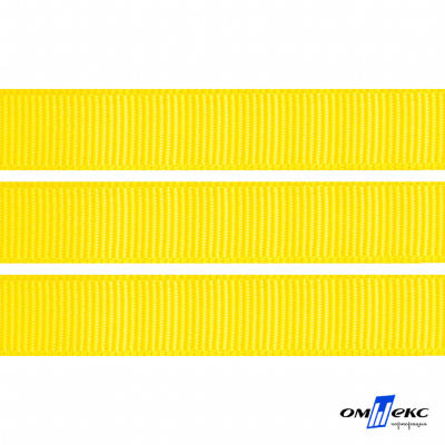 Репсовая лента 020, шир. 12 мм/уп. 50+/-1 м, цвет жёлтый - купить в Астрахани. Цена: 152.05 руб.