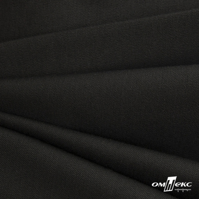 Костюмная ткань с вискозой "Диана", 260 гр/м2, шир.150см, цвет чёрный - купить в Астрахани. Цена 434.07 руб.