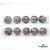 119-02 Кнопки пришивные декоративные металл 25 мм, цв.-никель - купить в Астрахани. Цена: 30.23 руб.