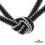 Шнурки #108-4, плоские 130 см, цв.-чёрно/белый - купить в Астрахани. Цена: 47.52 руб.