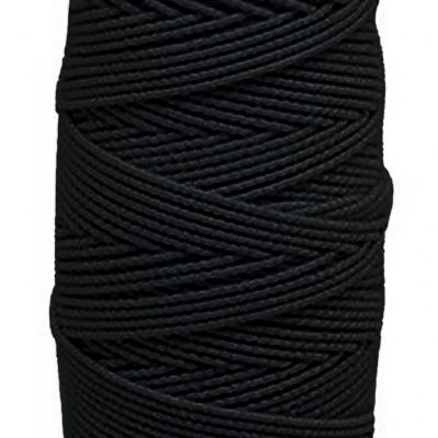 Нитка - резинка Спандекс 25 м (уп-10шт)-чёрные - купить в Астрахани. Цена: 36.02 руб.