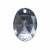 Стразы пришивные акриловые арт.#39/10 - "Кристал", 10х14 мм - купить в Астрахани. Цена: 0.69 руб.
