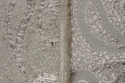 Ткань костюмная жаккард, 135 гр/м2, шир.150см, цвет белый№19 - купить в Астрахани. Цена 441.94 руб.
