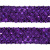 Тесьма с пайетками 12, шир. 35 мм/уп. 25+/-1 м, цвет фиолет - купить в Астрахани. Цена: 1 308.30 руб.